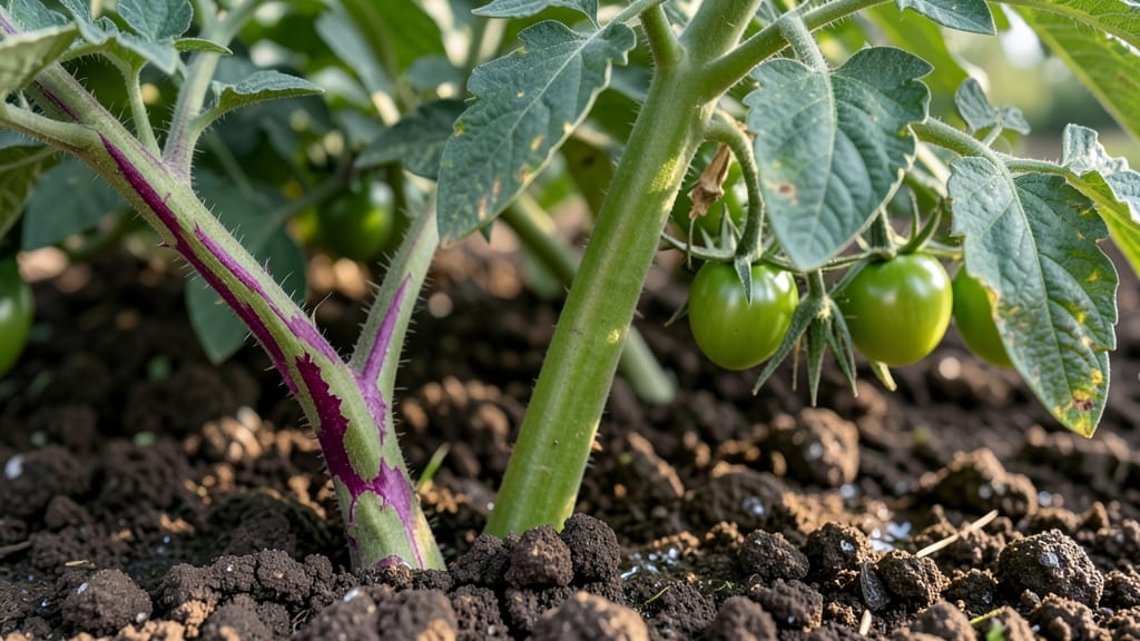 Tomato Plant Stems Turning Purple: Nutrient Imbalance Fix in 3 Easy Steps